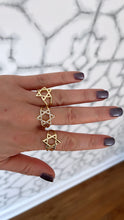 Load image into Gallery viewer, Star of David ring