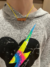 Load image into Gallery viewer, Camp Zip Code Cord Necklace