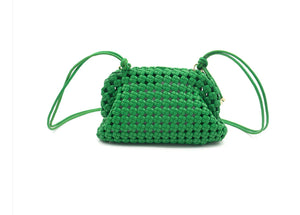 Braided Weave Clutch Bag