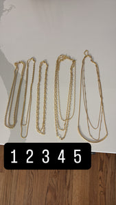 Multi Layer Gold Filled Necklaces