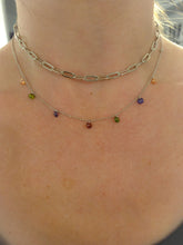 Load image into Gallery viewer, Adjustable Rainbow Gems Choker