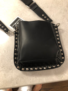 Black Studded Crossbody