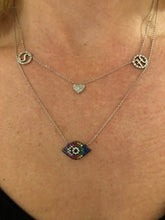 Load image into Gallery viewer, Rainbow Evil Eye Necklace