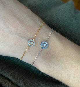 Pave Smiley Bracelet