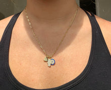 Load image into Gallery viewer, Evil Eye and Hamsa Charm Link Necklace