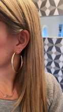 Load image into Gallery viewer, Gold Tubular Hoop Earrings