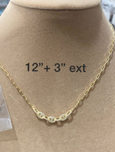 Load image into Gallery viewer, CZ Puffer Link Choker