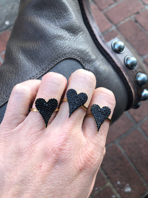 Black Heart Ring