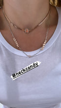 Load image into Gallery viewer, Double Name Necklace on Paperclip Chain