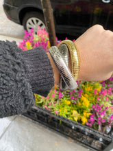 Load image into Gallery viewer, Mixed Metal Stretch Bracelets