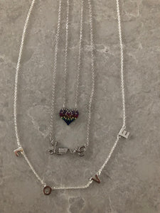 Script love necklace
