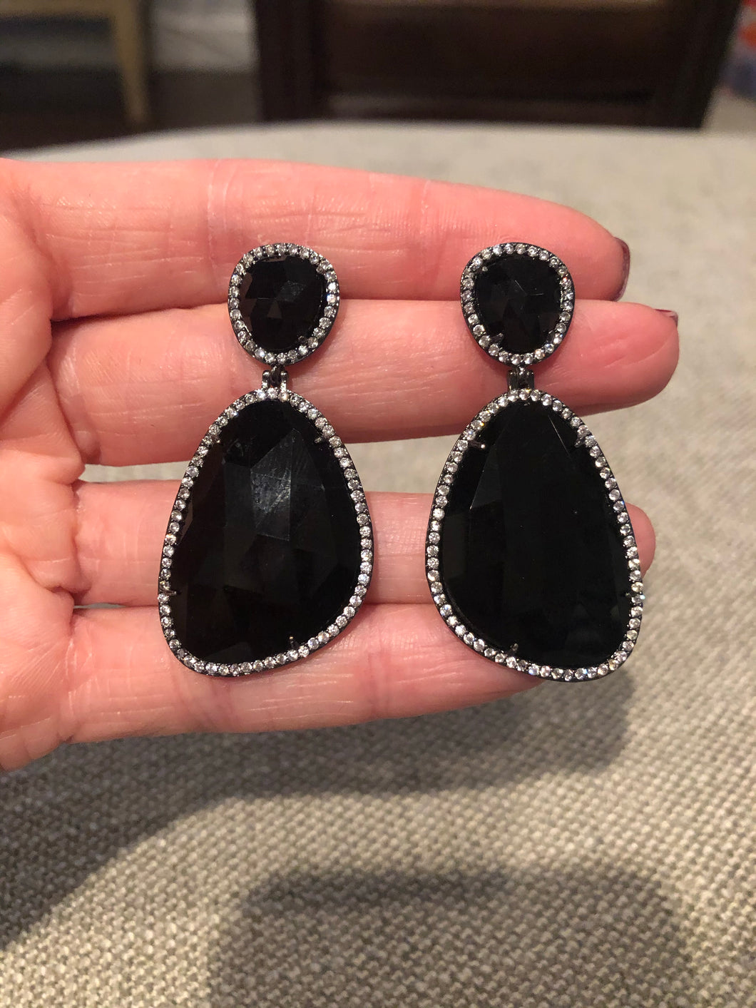 Drop Stone Earrings