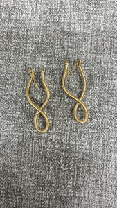 Gold Filled Figure Eight Hoops